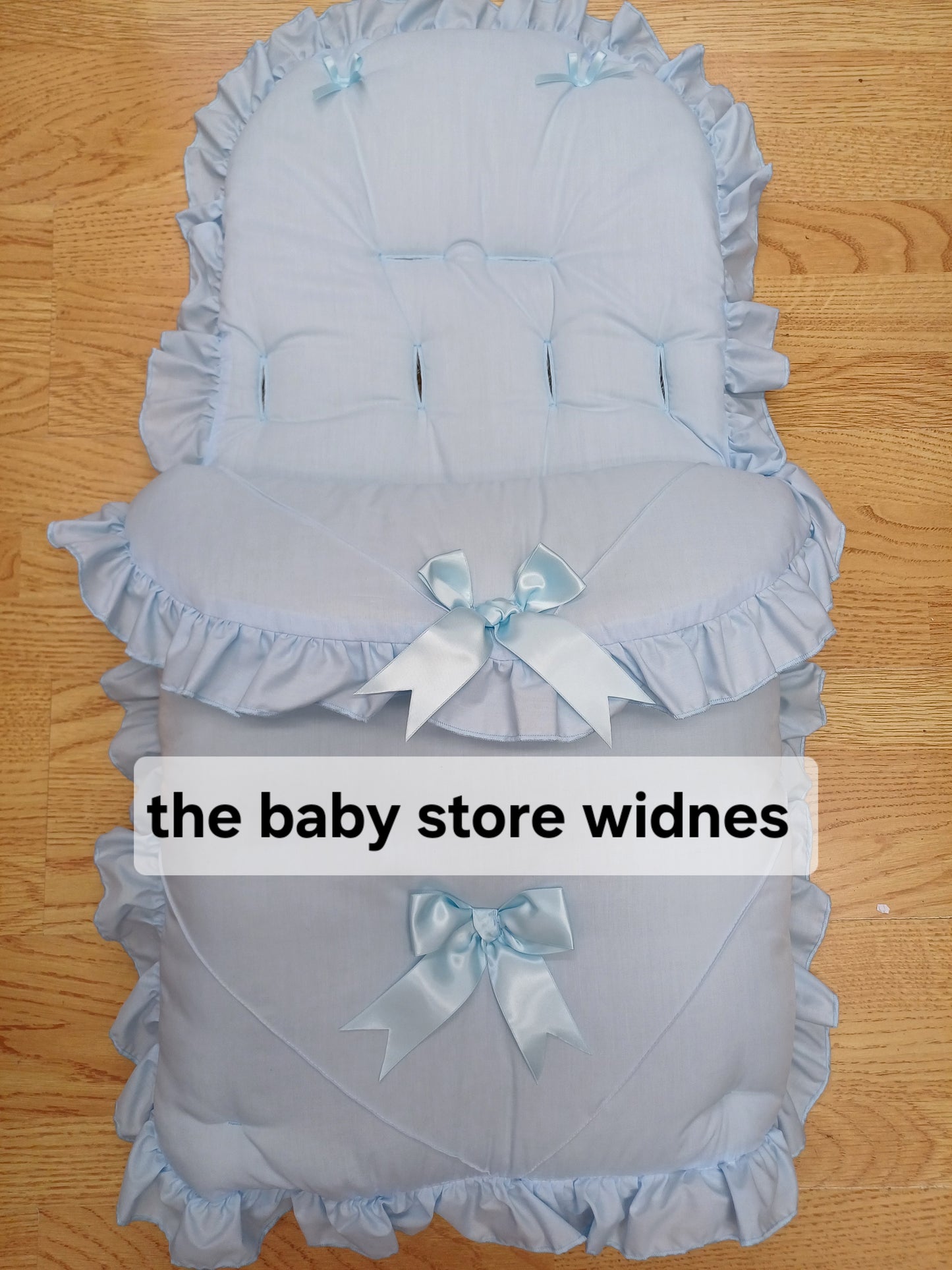 Baby Boys / girls universal fit pram cosytoes / footmuff with bows comes in various colours