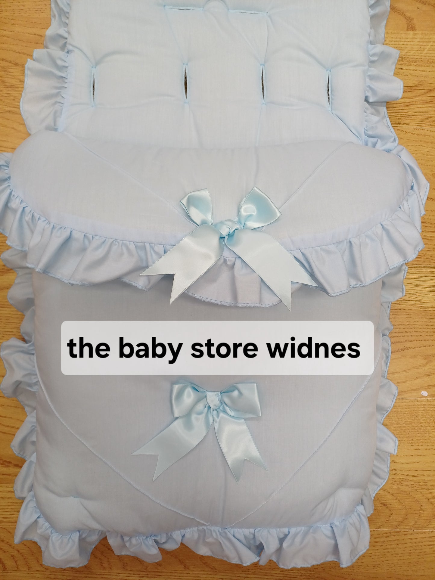 Baby Boys / girls universal fit pram cosytoes / footmuff with bows comes in various colours