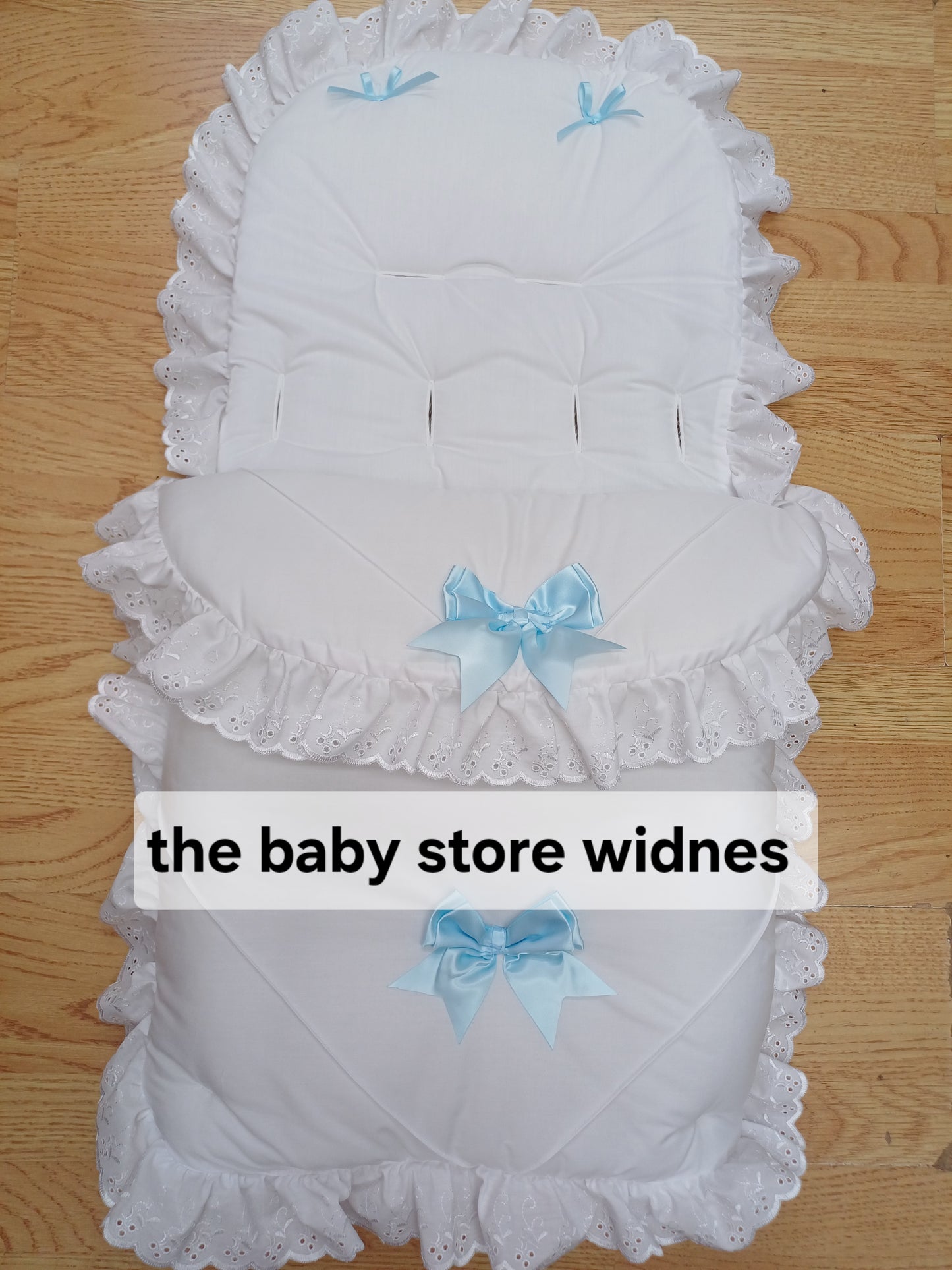 Baby Boys / girls universal fit pram cosytoes / footmuff with bows comes in various colours