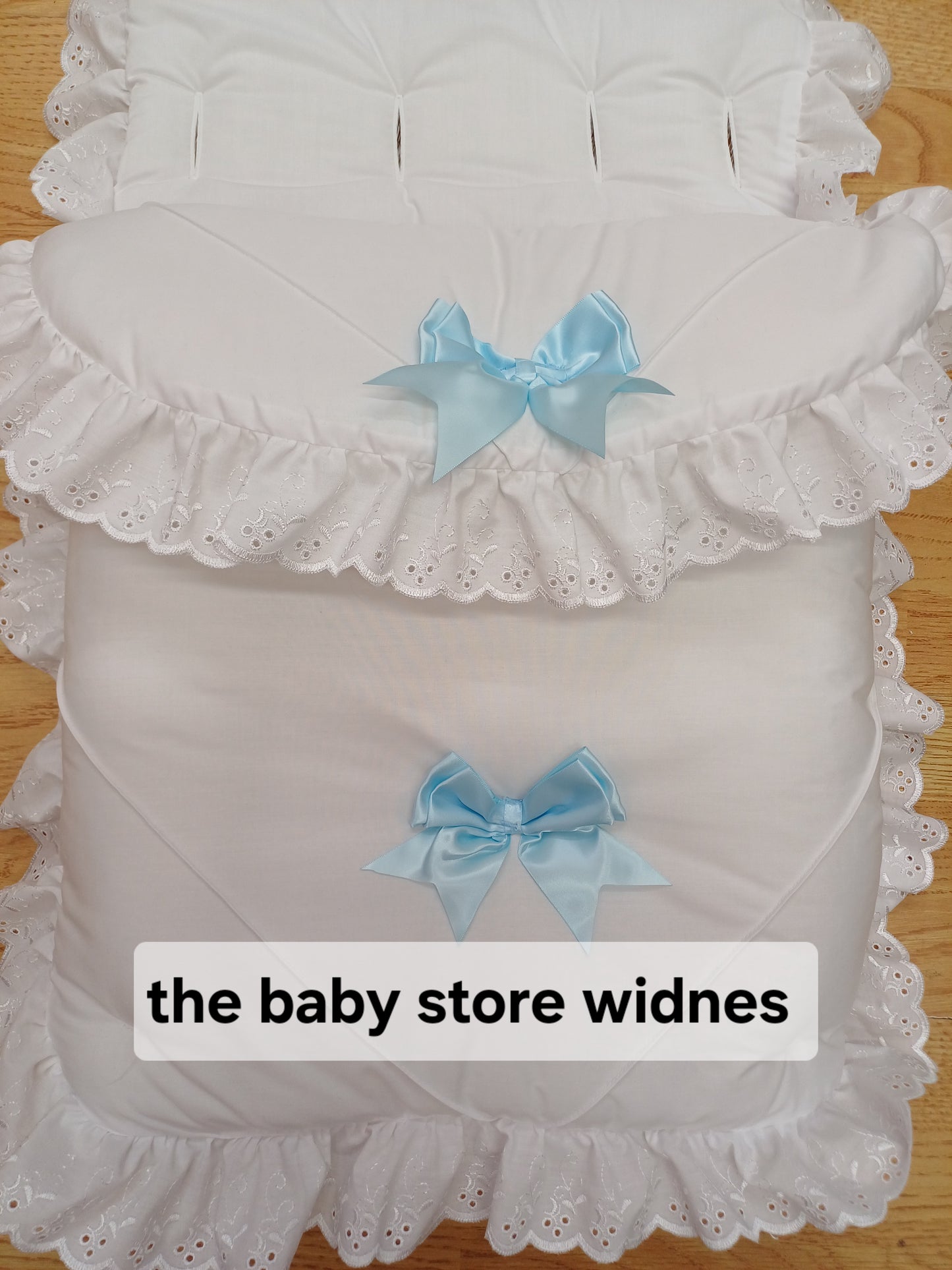 Baby Boys / girls universal fit pram cosytoes / footmuff with bows comes in various colours