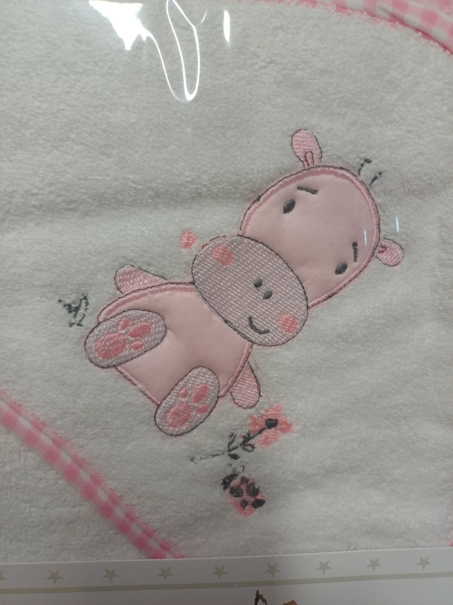 Baby girls hooded bathrobe towel comes in various designs to choose from