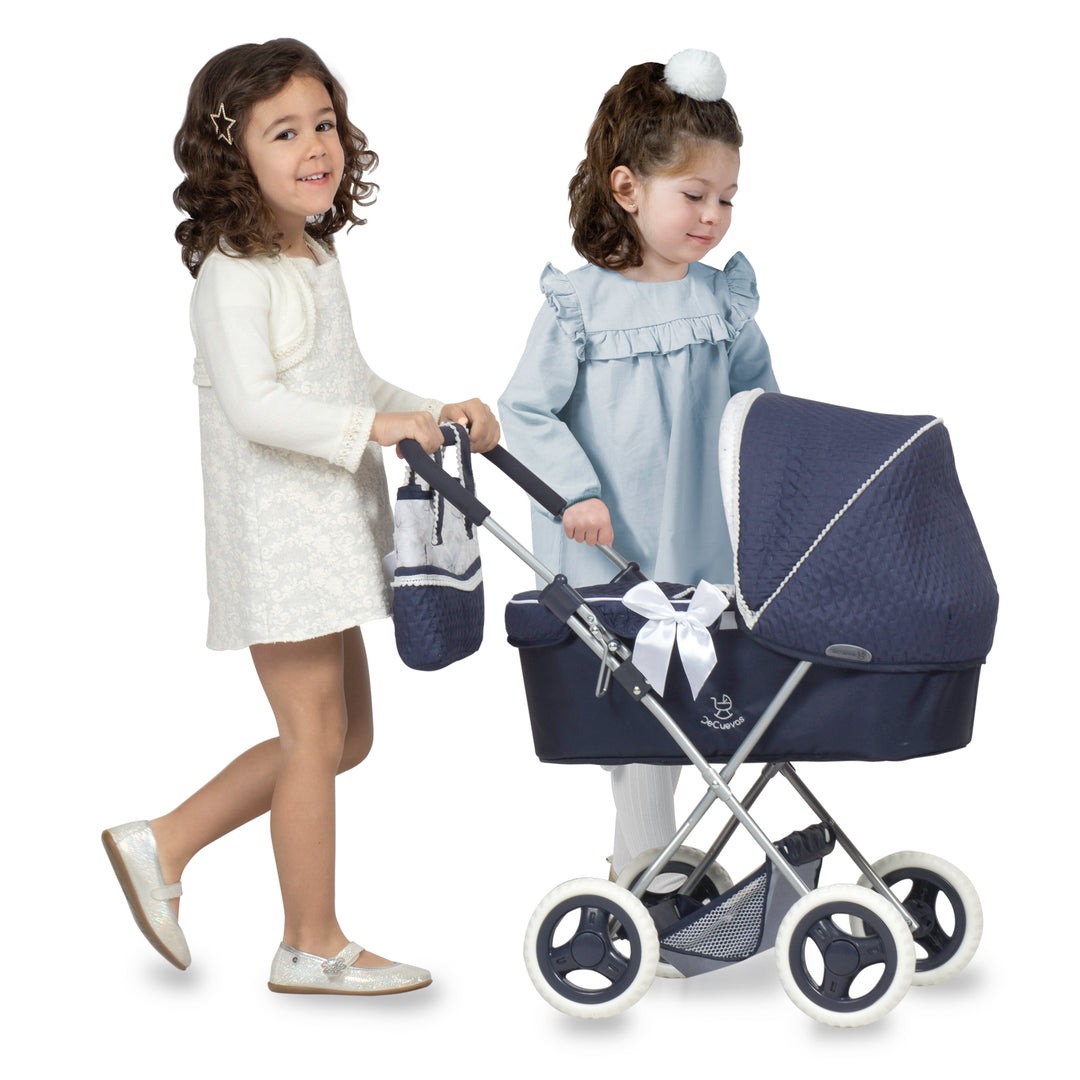 Spanish dolls folding carriage pram with accessories