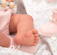Spanish reborn doll comes with sleeping bag and dummy