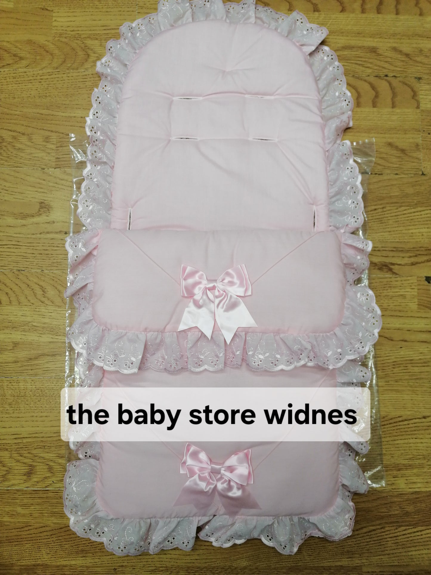 Baby Boys / girls universal fit pram cosytoes / footmuff with bows comes in various colours