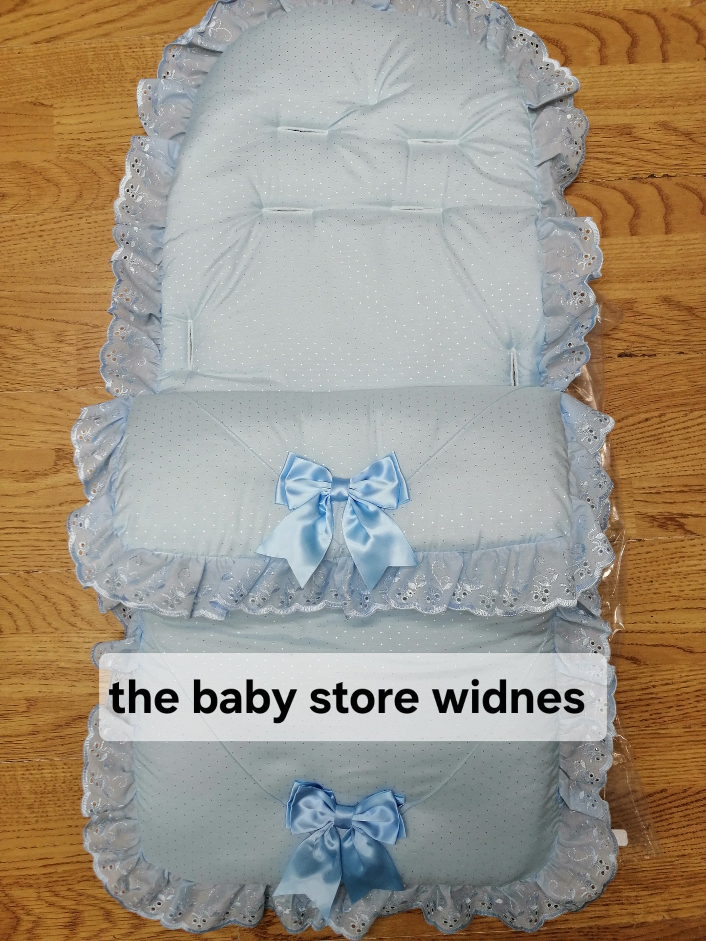 Baby Boys / girls universal fit pram cosytoes / footmuff with bows comes in various colours