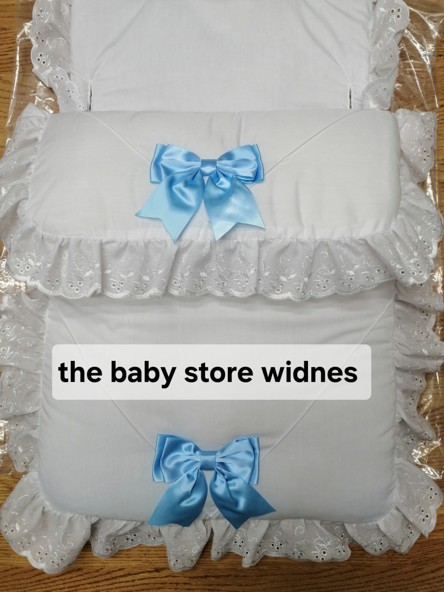 Baby Boys / girls universal fit pram cosytoes / footmuff with bows comes in various colours