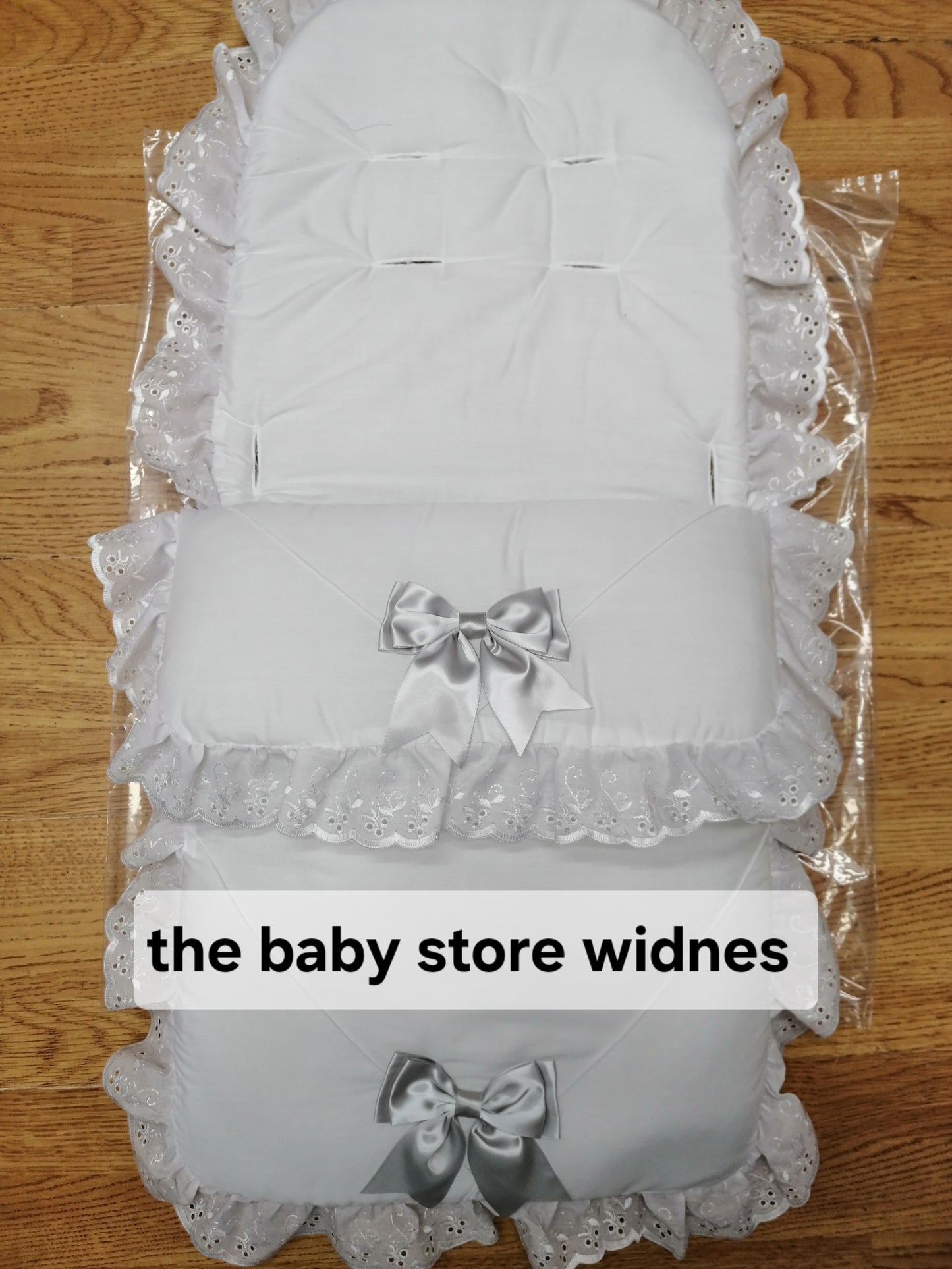 Baby Boys / girls universal fit pram cosytoes / footmuff with bows comes in various colours
