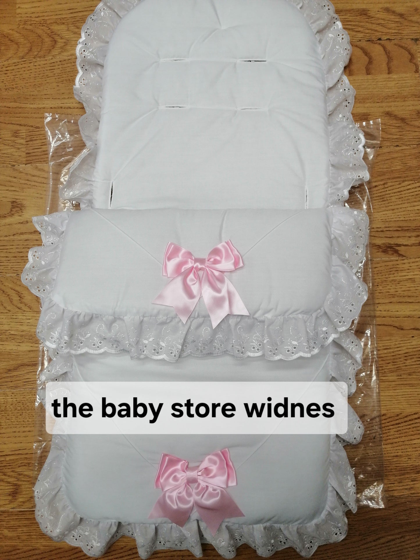 Baby Boys / girls universal fit pram cosytoes / footmuff with bows comes in various colours