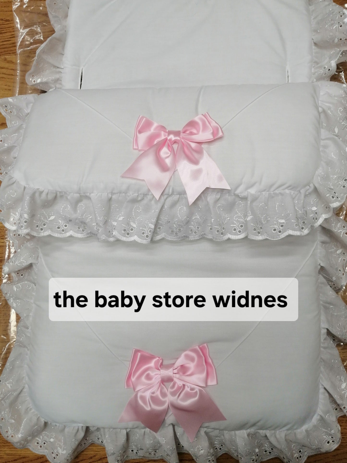 Baby Boys / girls universal fit pram cosytoes / footmuff with bows comes in various colours