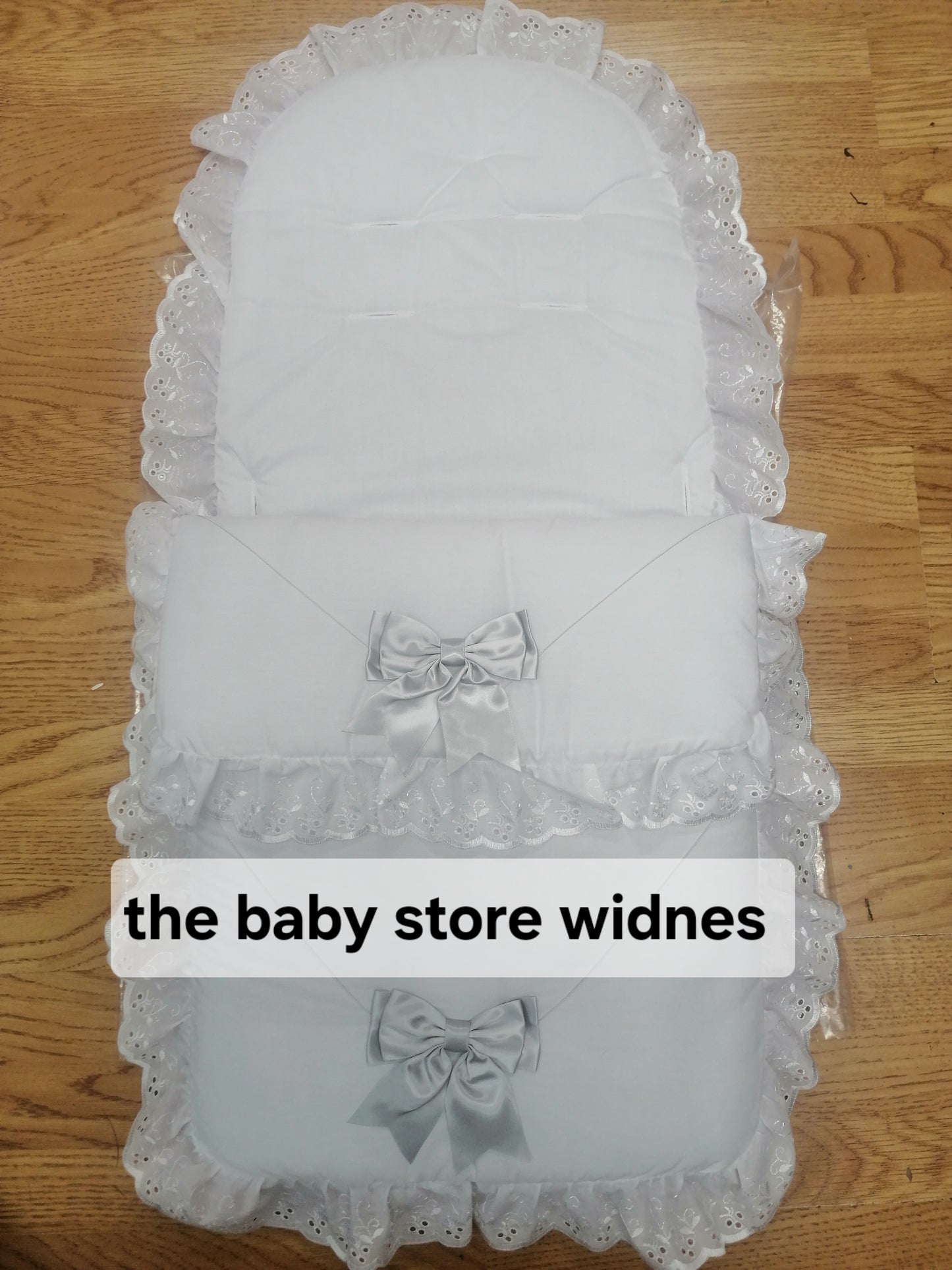Baby Boys / girls universal fit pram cosytoes / footmuff with bows comes in various colours
