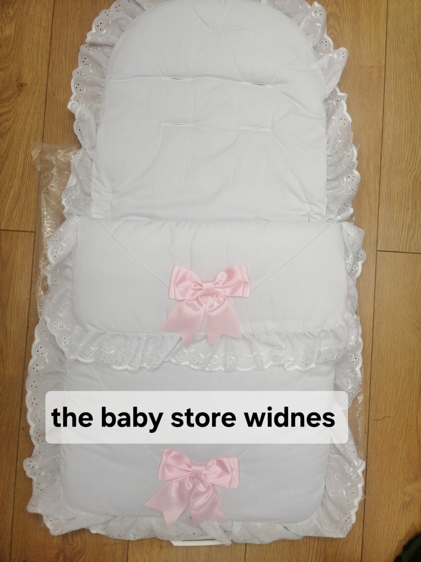 Baby Boys / girls universal fit pram cosytoes / footmuff with bows comes in various colours