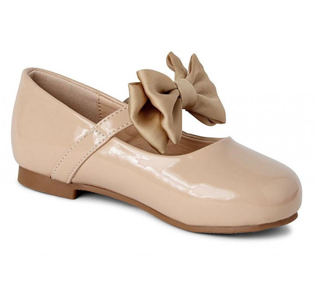 Girls Spanish pretty mary jane shoes with bow