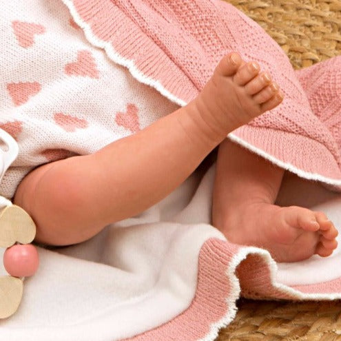 Spanish reborn doll comes with blanket and dummy