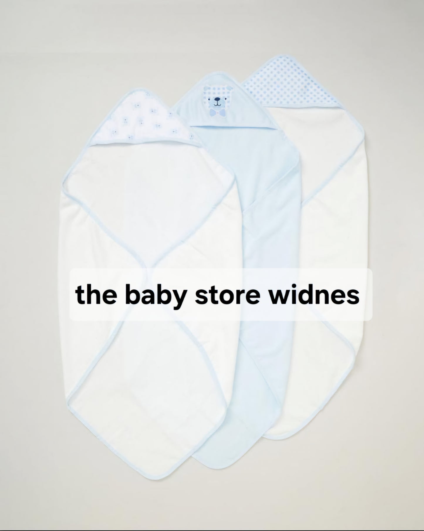 Baby Boys 3 hooded towels and 3 wash cloths set bear design perfect for bath time designs may vary