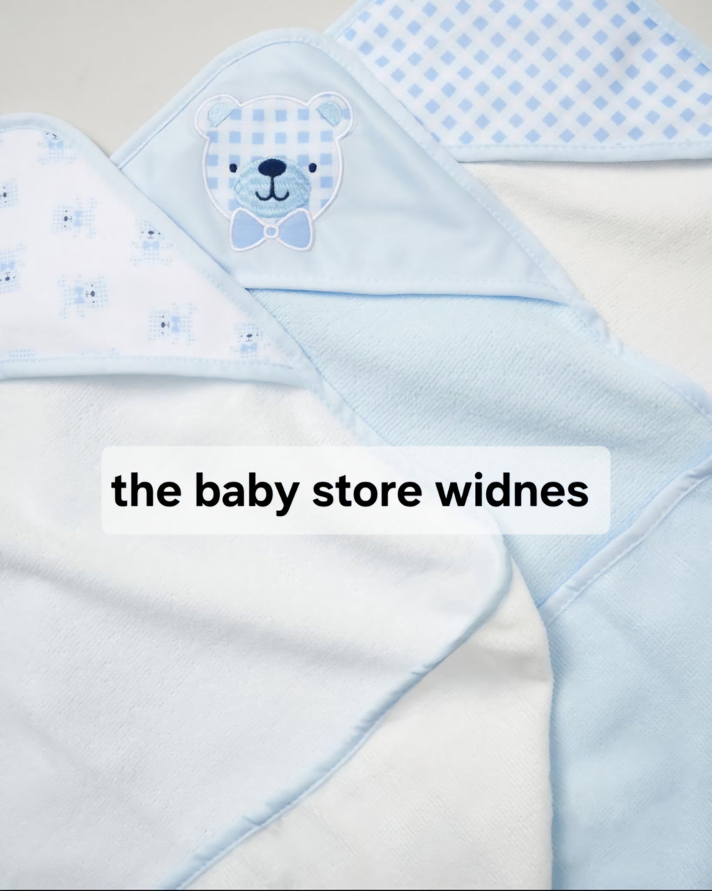 Baby Boys 3 hooded towels and 3 wash cloths set bear design perfect for bath time designs may vary
