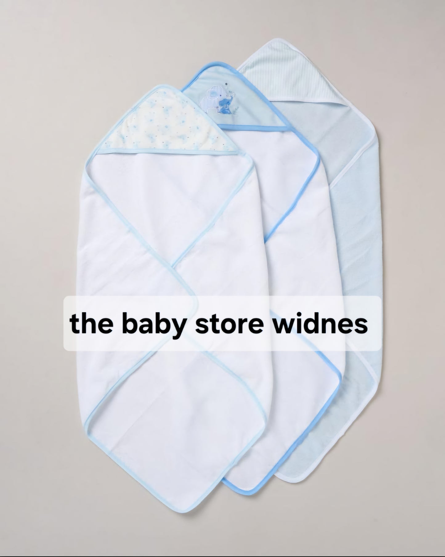 Baby Boys 3 hooded towels and 3 wash cloths set elephant design perfect for bath time designs may vary