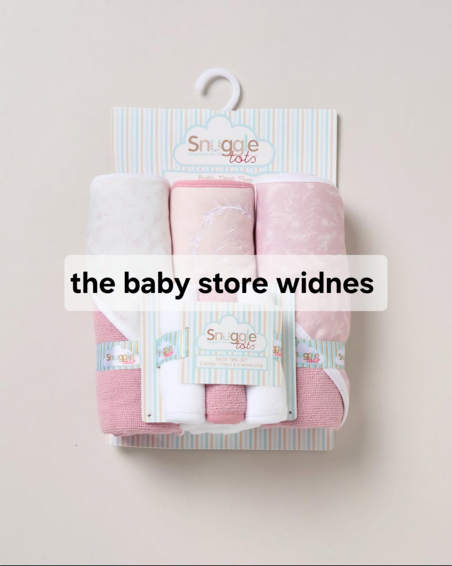 Baby girls 3 hooded towels and 3 wash cloths set leaf design perfect for bath time designs may vary