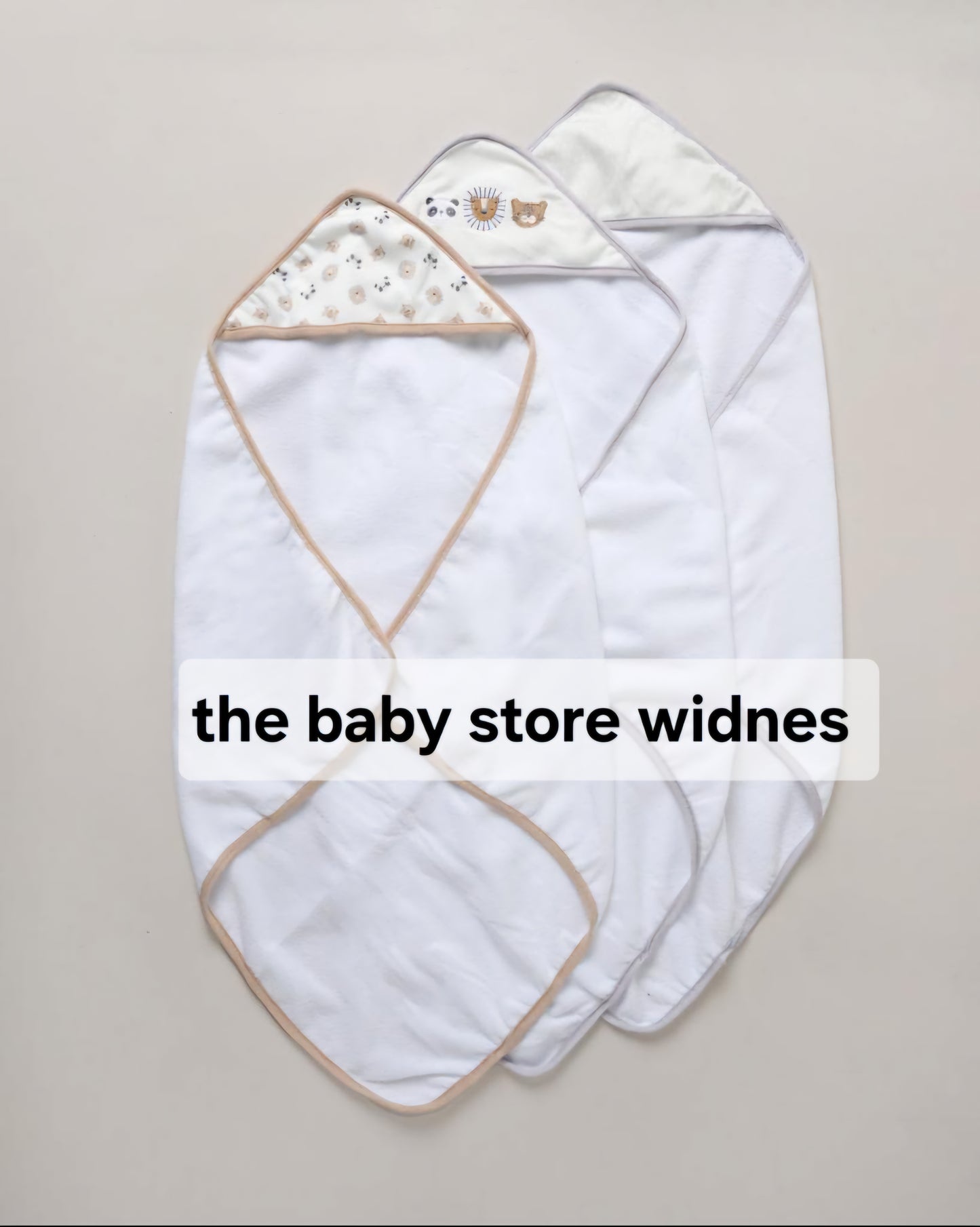 Baby unisex 3 hooded towels and 3 wash cloths set animal design perfect for bath time designs may vary