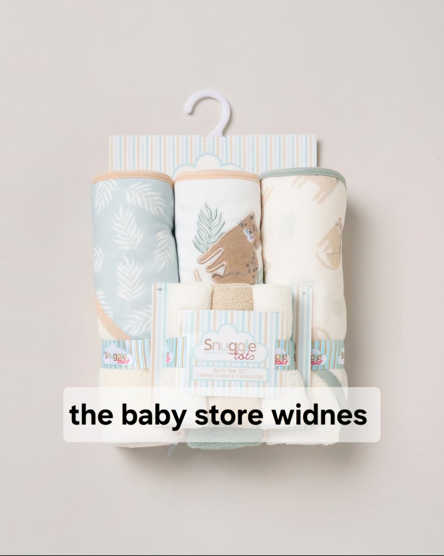 Baby unisex 3 hooded towels and 3 wash cloths set cats design perfect for bath time designs may vary