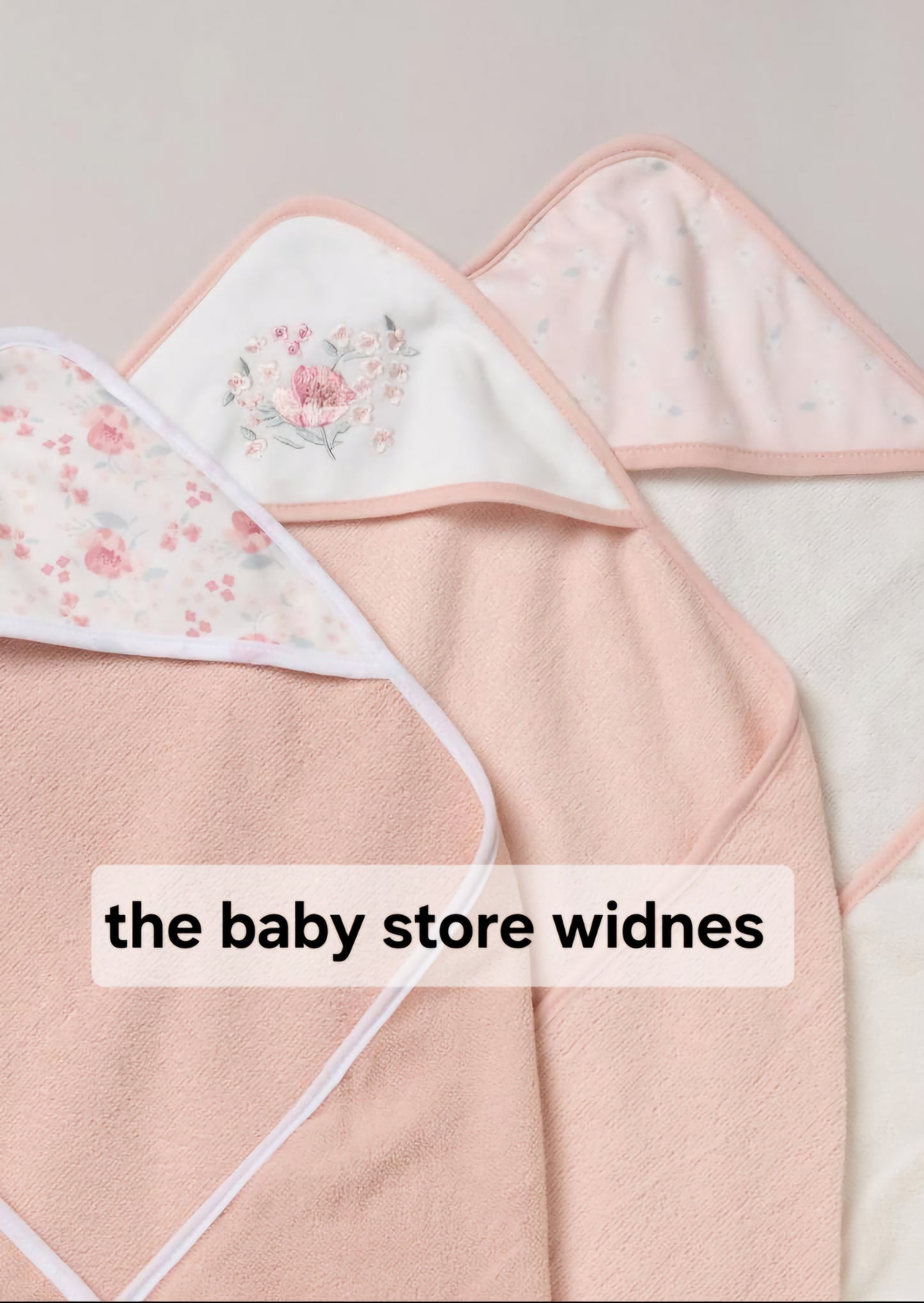 Baby girls 3 hooded towels and 3 wash cloths set flower design perfect for bath time designs may vary