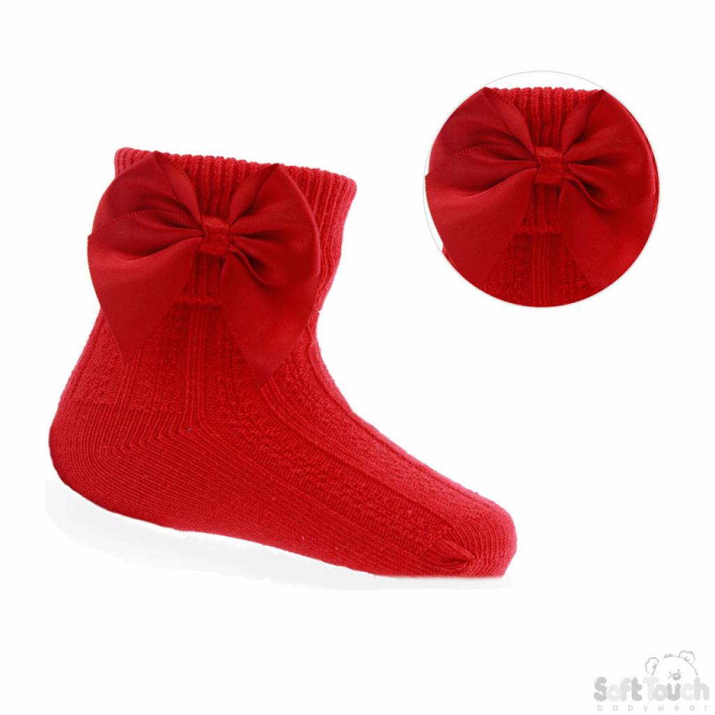 Baby girls ankle bow socks sizes newborn to 2 years various colours to choose from
