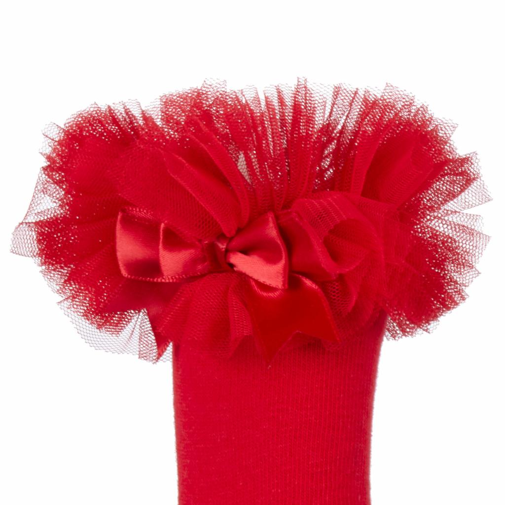 Baby girls tu tu socks with bow various colours to choose from sizes newborn to infrant