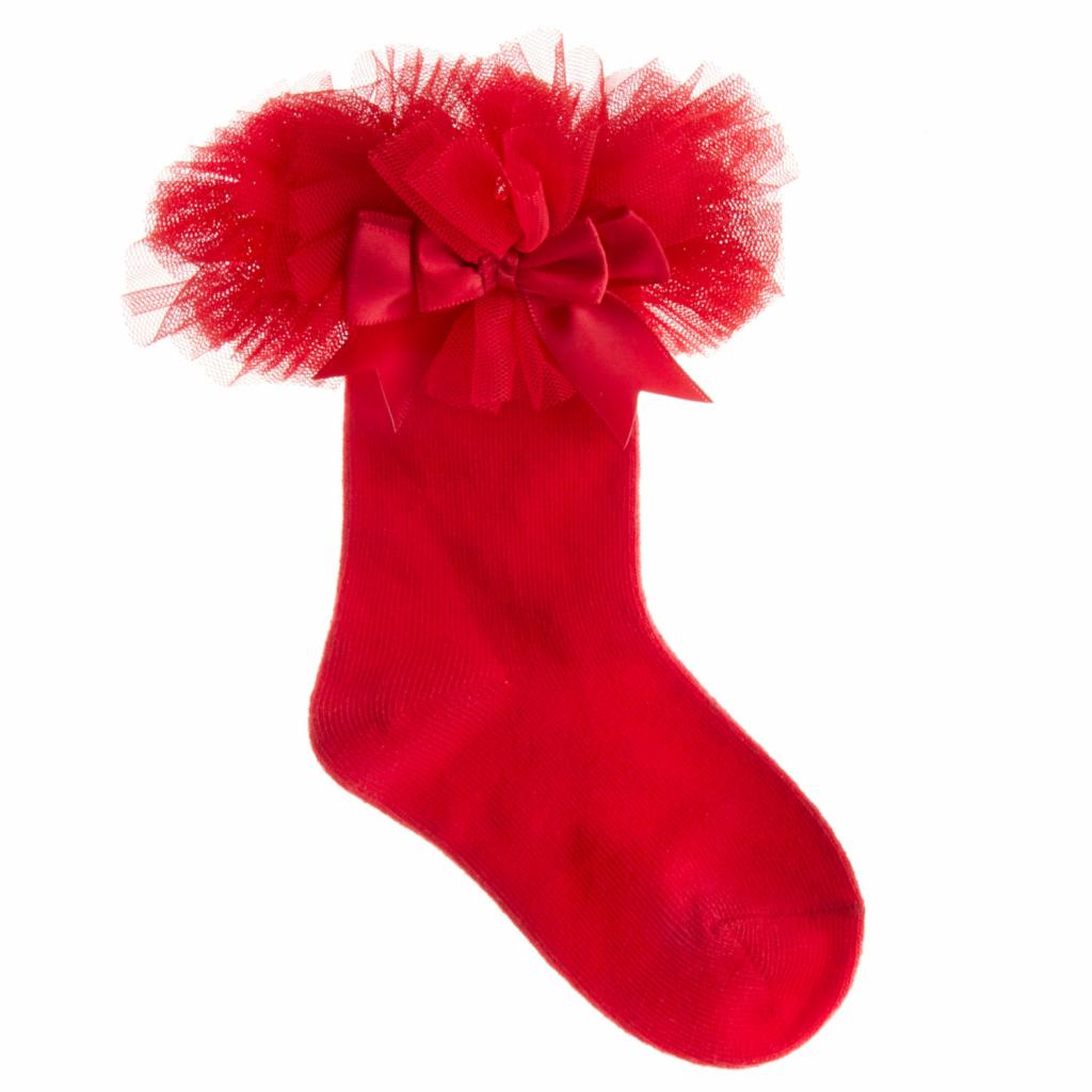 Baby girls tu tu socks with bow various colours to choose from sizes newborn to infrant