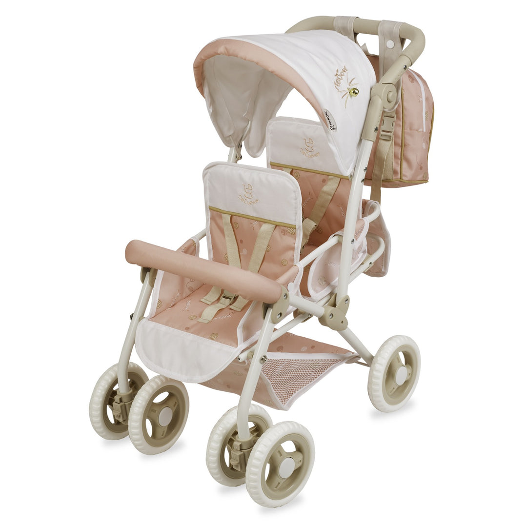 Spanish girls twin folding pram - Main Image
