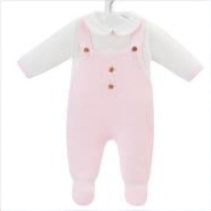 Dandelion girls knitted dungaree and top set