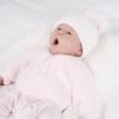 Dandelion babys knitted cardigans sizes from premature to 3 months various colours to choose from
