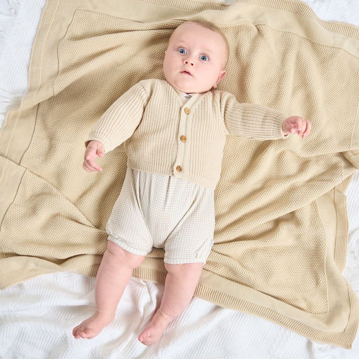Dandelion ribbed knitted cardigan