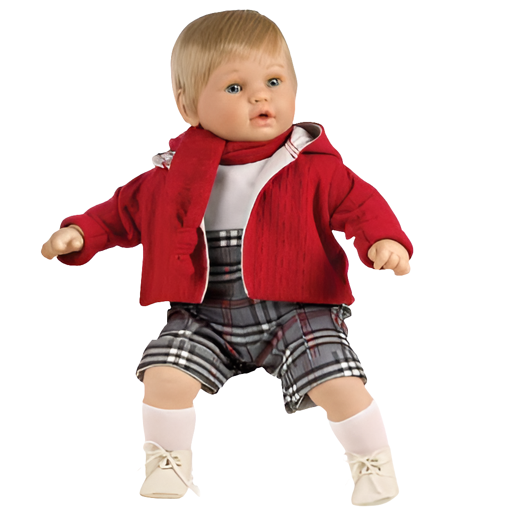 Spanish crying doll comes with dummy size 63 cm
