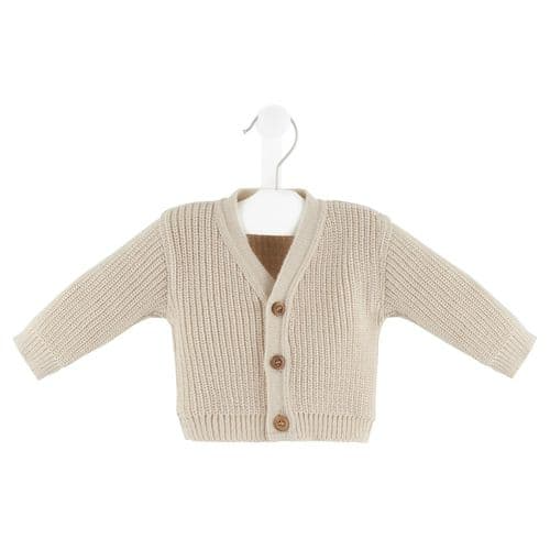 Dandelion ribbed knitted cardigan
