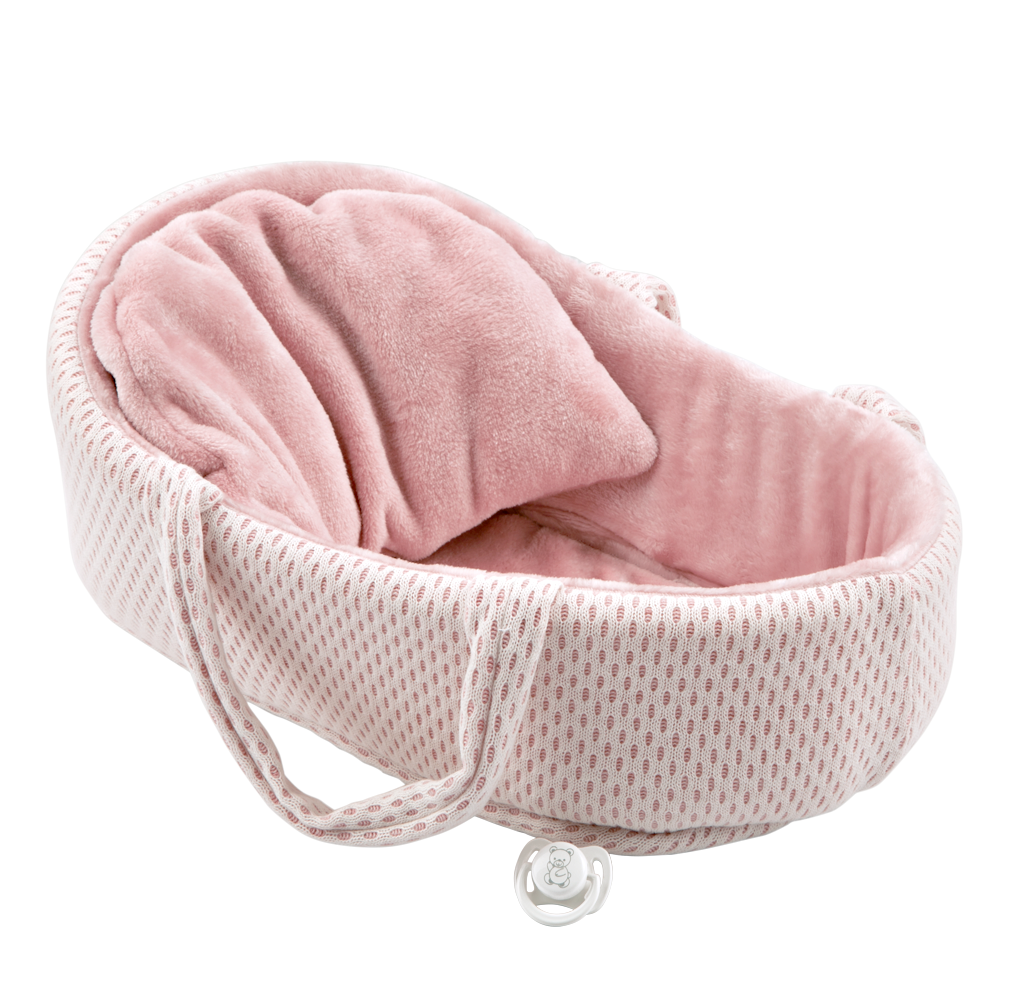 Spanish newborn crying doll comes with carrycot and dummy