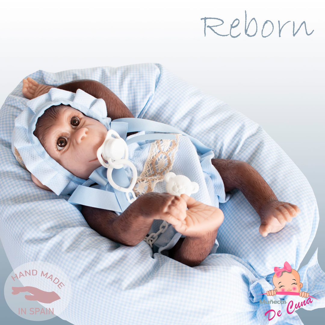 Spanish reborn monkey comes with blanket and dummy