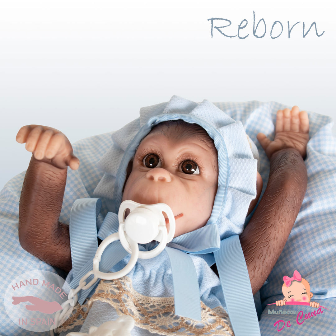 Spanish reborn monkey comes with blanket and dummy