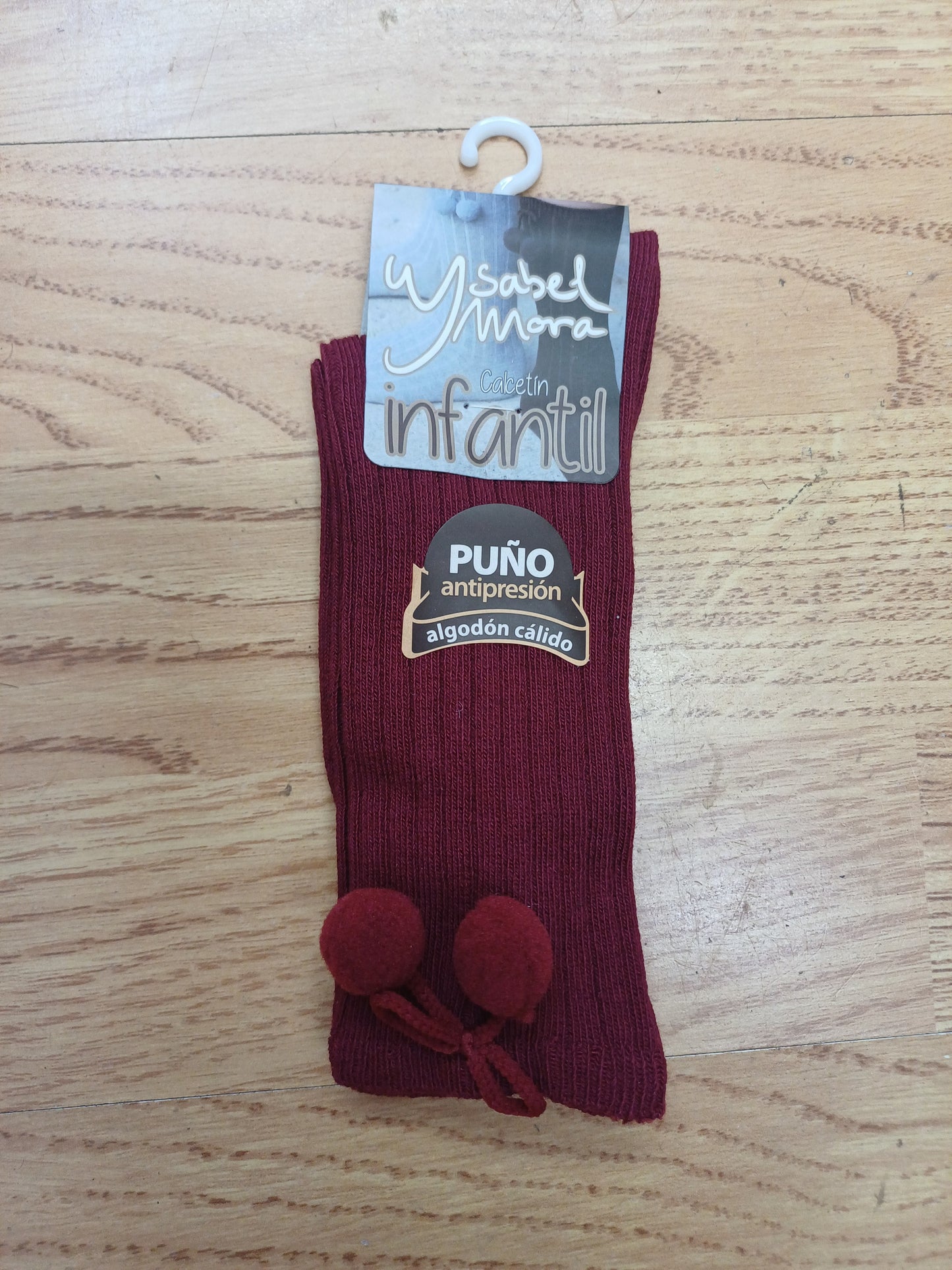 Ysabel mora Spanish-style knee high pom pom socks beautiful quality