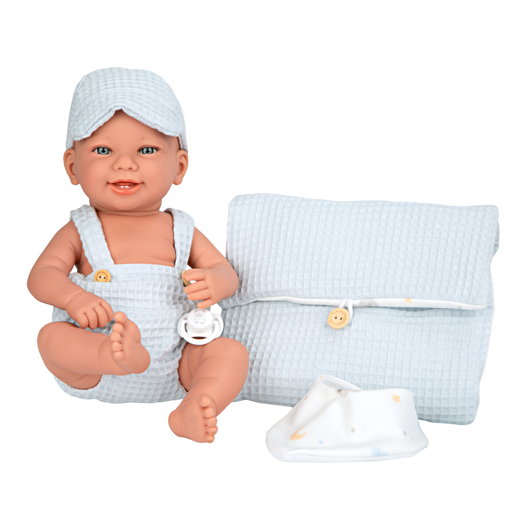 Spanish newborn doll comes with changing mat and dummy