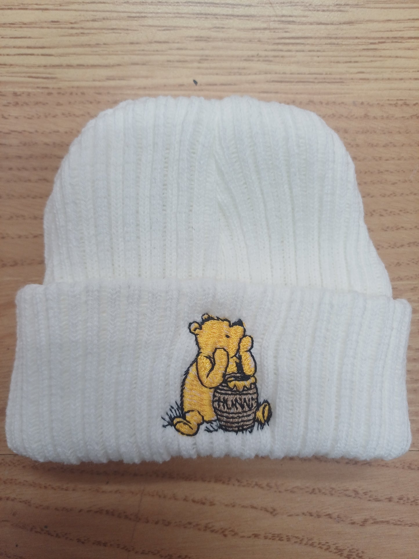 Babys boys or girls character beanie hats mouse bear piglet