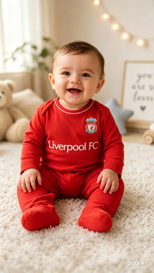 Babys  LFC  Liverpool  Baby  Grow sleepsuit