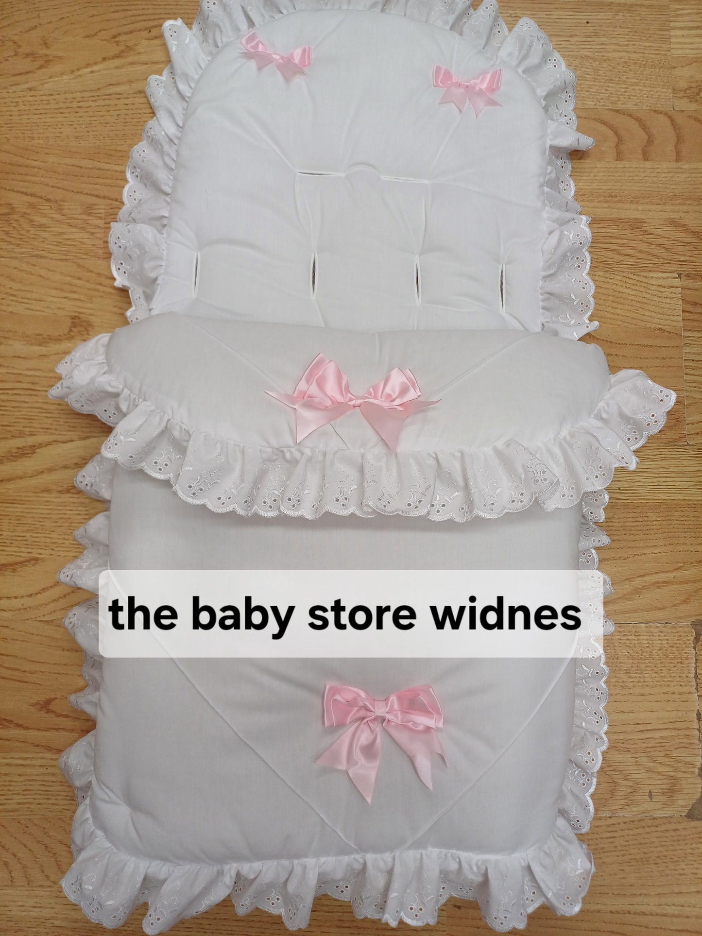 Baby Boys  / girls  universal fit  pram cosytoes / footmuff with bows  comes in various colours