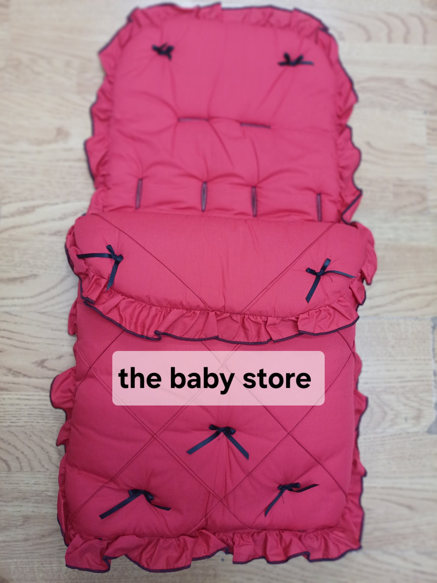 Footmuff pram cosytoes universal fit  pram set buggy Liner  stroller with Bows