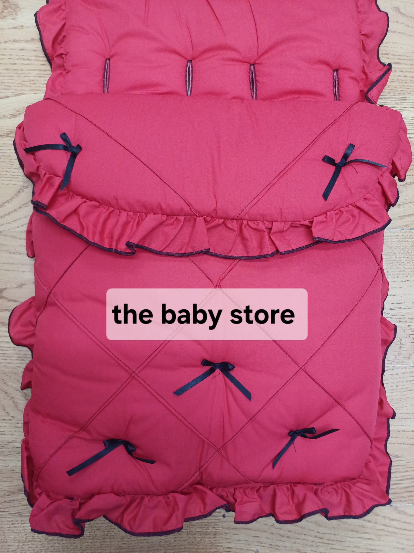 Footmuff pram cosytoes universal fit  pram set buggy Liner  stroller with Bows
