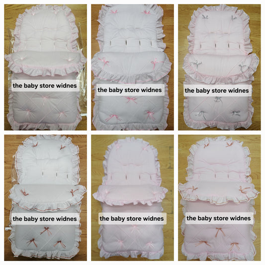 Baby girls  universal fit pram cosytoes  / footmuff comes in various colours
