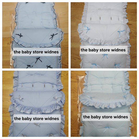 Baby Boys / girls universal fit  pram cosytoes  / footmuff comes in various colours