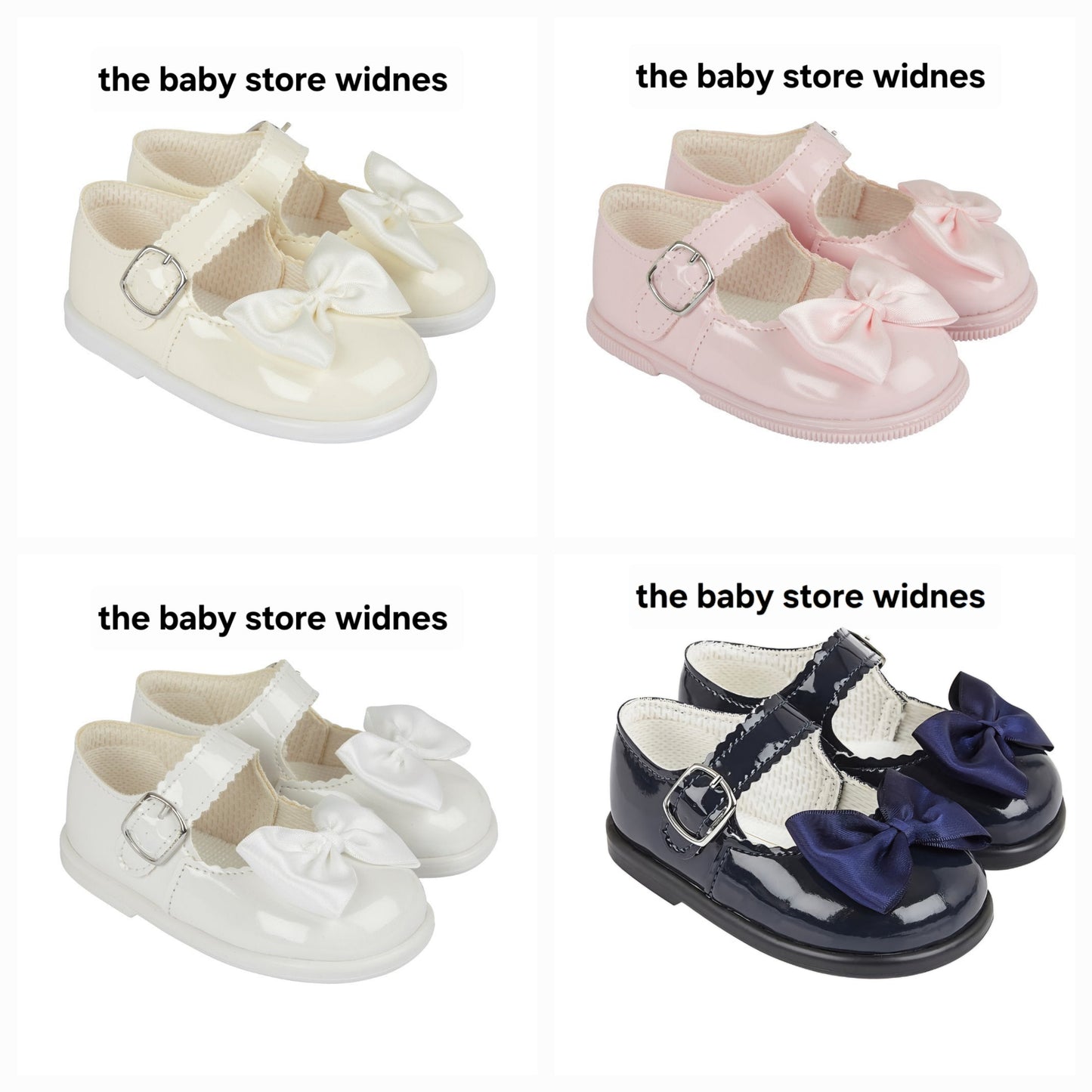 Baypods girls hard sole walking shoes with bow