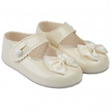 Baypds girls pre walker soft sole pram shoes