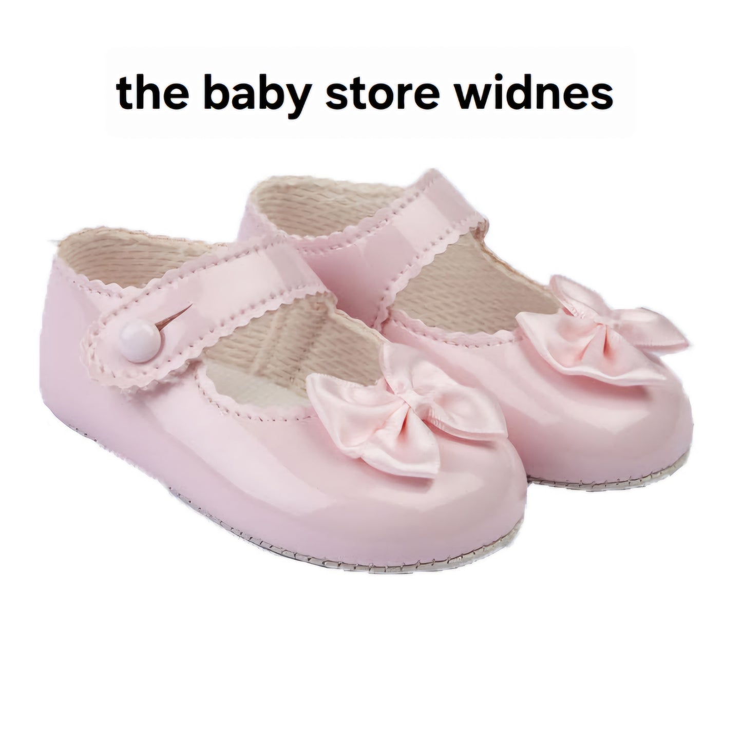 Baypds girls pre walker soft sole pram shoes