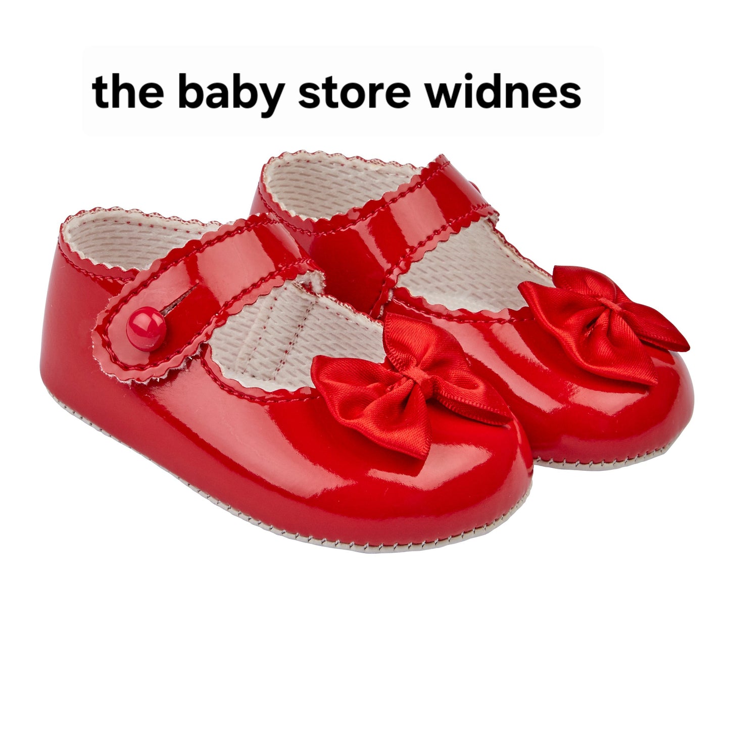Baypds girls pre walker soft sole pram shoes