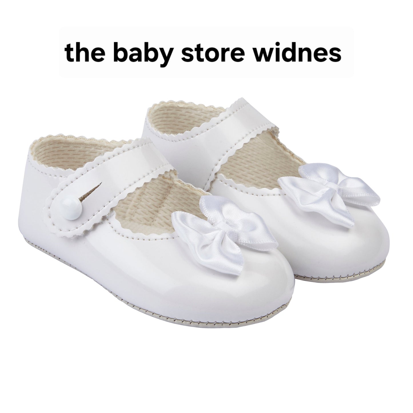 Baypds girls pre walker soft sole pram shoes